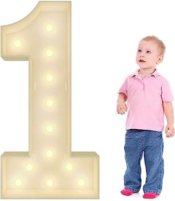 4ft Marquee Light Up Numbers:Letters