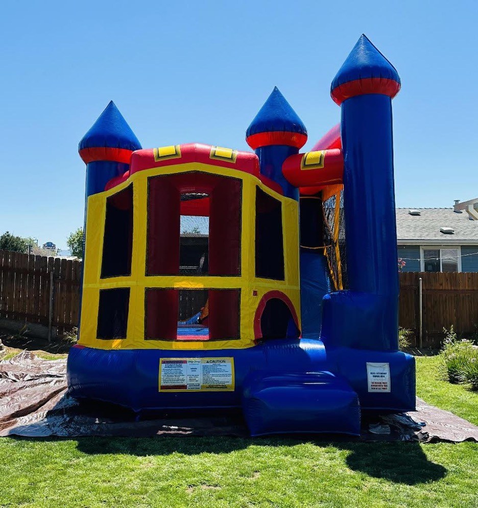 Combo Castle Bounce:Jumper:Slide 17.8 L x 14.10 W x 16.2 H
